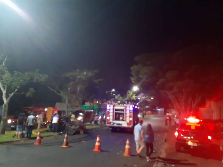 Acidente no Morumbi II deixa veículos destruídos