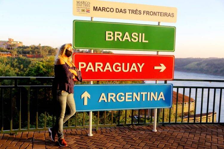 O Marco das 3 Fronteiras reabriu para a visitação turística