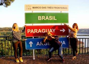 O Marco das 3 Fronteiras reabriu para a visitação turística