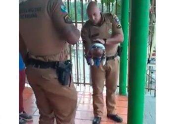 Policiais salvam recém-nascido de afogamento em Foz do Iguaçu