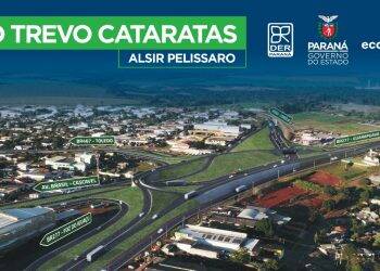 Governador assina ordem de serviço para obras do Trevo Cataratas, em Cascavel