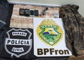 BPFron e Polícia Civil prendem suspeitos de roubo de malote em Guaíra
