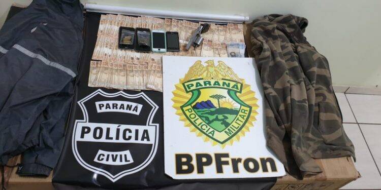 BPFron e Polícia Civil prendem suspeitos de roubo de malote em Guaíra