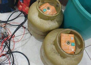 Homens são detidos pela Guarda Municipal com botijões de gás furtados