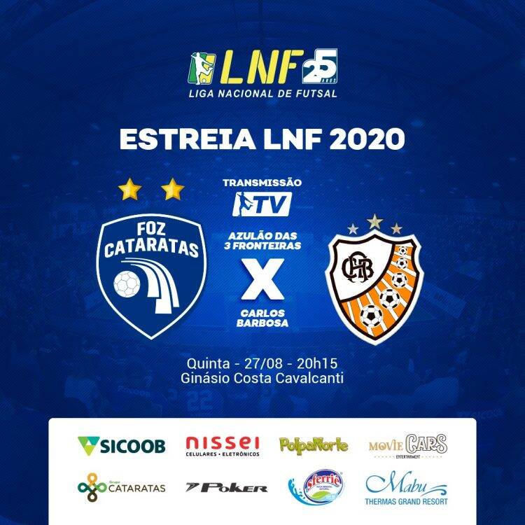 Foz Cataratas Futsal traz de volta a emoção para a cidade