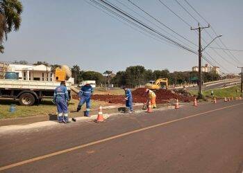 Ecocataratas fecha acesso à BR-277 próximo ao viaduto no Parque Presidente II
