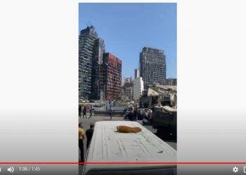 Iguaçuense gravou imagens da destruição 1 minuto após explosão em Beirute