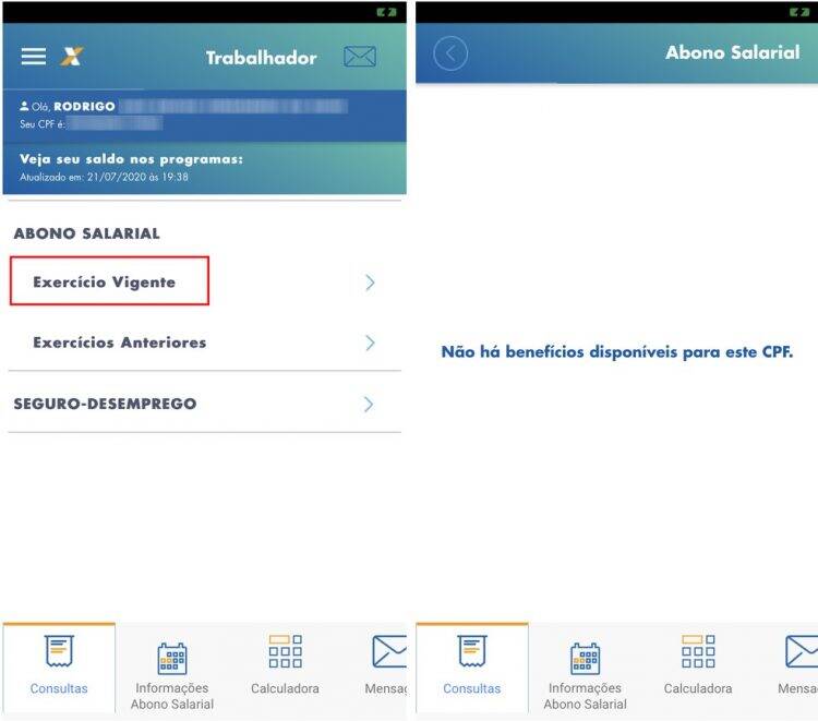 PIS/Pasep: como consultar Abono Salarial pelo app Caixa Trabalhador
