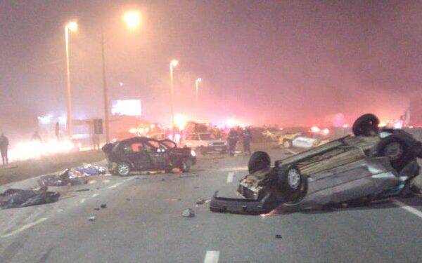 Tragédia: acidente deixa 08 mortos e 23 feridos na BR-277, em São José dos Pinhais