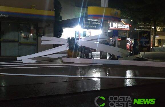 Tempestade e vendaval afetam 2.382 pessoas no Paraná