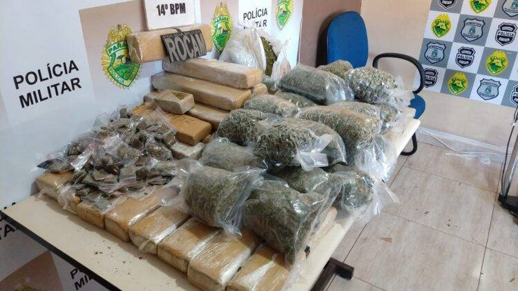 Polícia Militar faz três apreensões de drogas entre o Jupira e Porto Belo