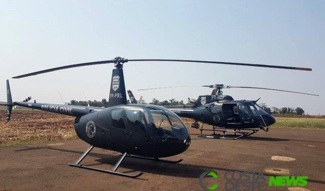 Base do grupamento aéreo da Polícia Civil é instalada em São Miguel do Iguaçu