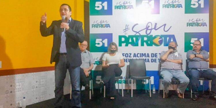Patriota oficializa Cassio Lobato como candidato à prefeitura de Foz do Iguaçu