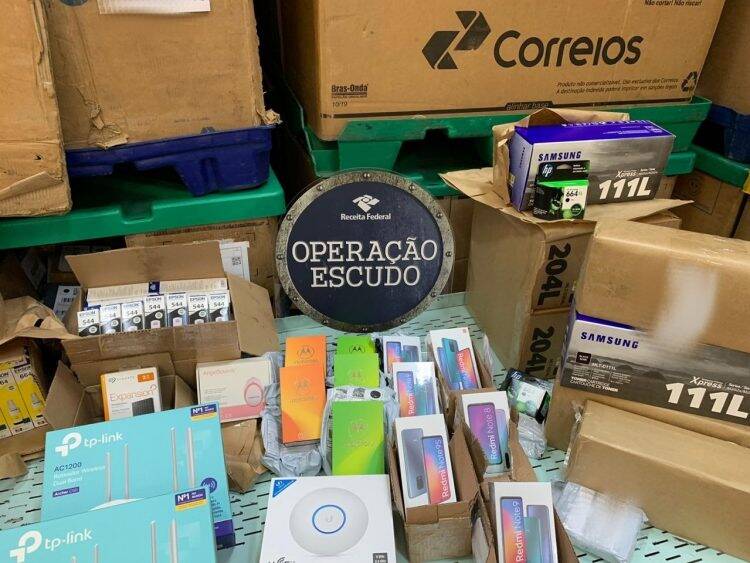Receita apreende mais de R$ 1,2 milhão em mercadorias remetidas ilegalmente pelo correio