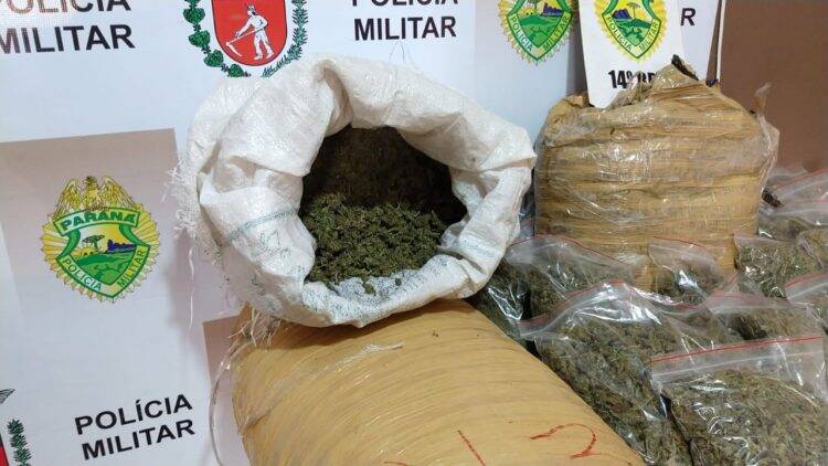 PM apreende cerca de 30 quilos de maconha capulho no Monsenhor Guilherme