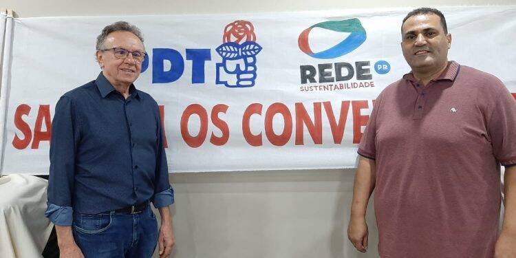 Nelton Friedrich (PDT) confirma candidatura a prefeito com Amilton Farias (REDE) candidato a vice