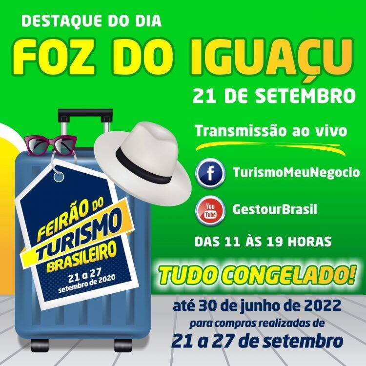 Foz é destaque na abertura do Feirão de Turismo nesta segunda-feira, 21