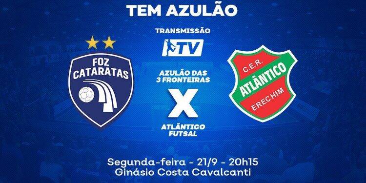 Foz Cataratas enfrenta o Atlântico hoje à noite
