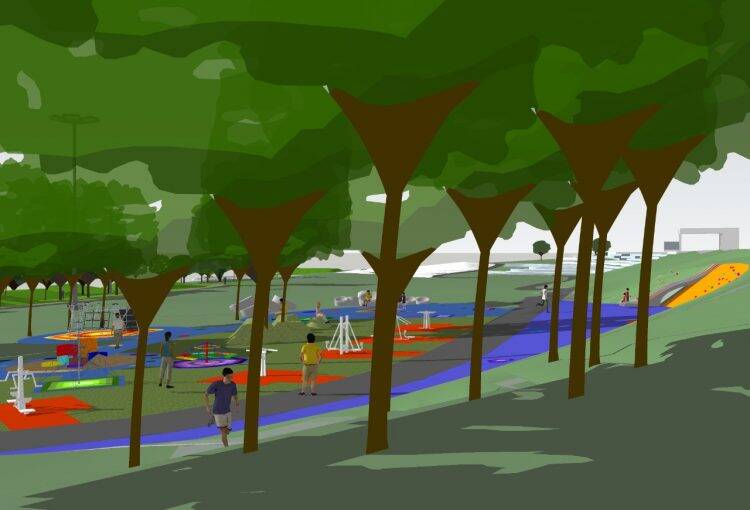 Novo parque de lazer: revitalização do Gramadão da Itaipu começa em outubro