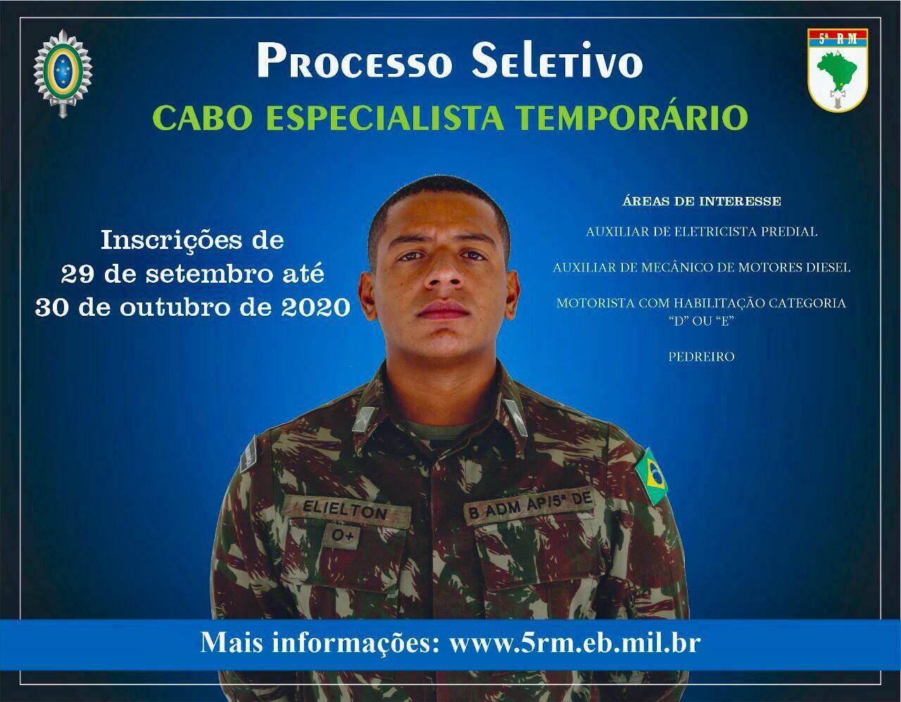 Exército brasileiro abre vagas para militares temporários com salários que  chegam a R$ 7,5 mil :: Notícias de MT