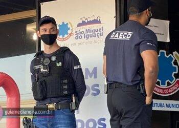 Gaeco cumpre mandado de busca na prefeitura de São Miguel do Iguaçu