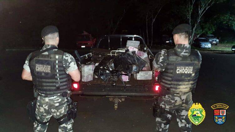 Polícia Militar troca tiros com traficantes e apreende quase 300 quilos de maconha no Porto Belo