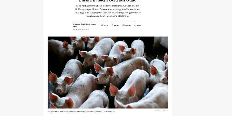 Jornal mais antigo da Suíça destaca ações de energias renováveis de Itaipu