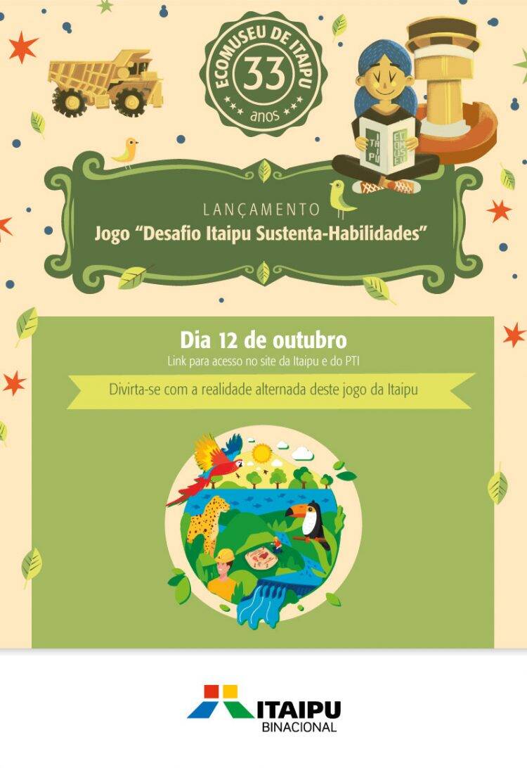 Itaipu lança game interativo e abre a participação para jovens de todo o Brasil