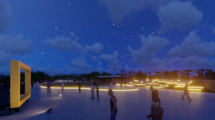 Em obras: Mirante do Vertedouro da Itaipu começa a ganhar um novo visual