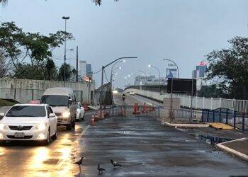 Veja as imagens da reabertura da Ponte da Amizade