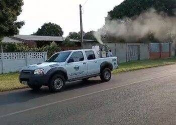 Fumacê volta aos bairros com maior infestação de mosquito em Foz do Iguaçu