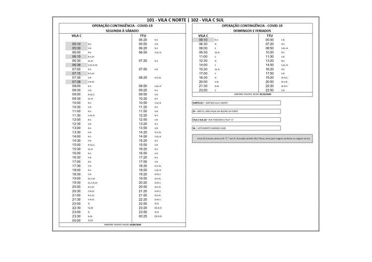 Transporte coletivo amplia horários de circulação aos domingos e feriados