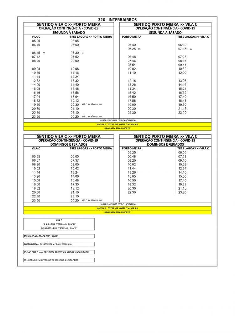 Transporte coletivo amplia horários de circulação aos domingos e feriados
