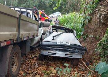 Servidor usa caminhão da prefeitura para mudança particular e sofre acidente