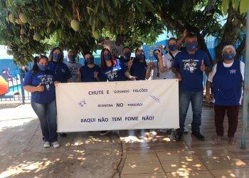 Um Chute para o Futuro é beneficiado com 200 cestas básicas por meio de ação da Gerando Falcões