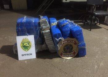 Polícia Federal e Polícia Militar (BPFRON) apreendem 100kg de maconha no Centro de Foz