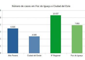 Pesquisadores da UNILA analisam dados da Covid-19 em Foz do Iguaçu e Ciudad del Este e recomendam ações de controle