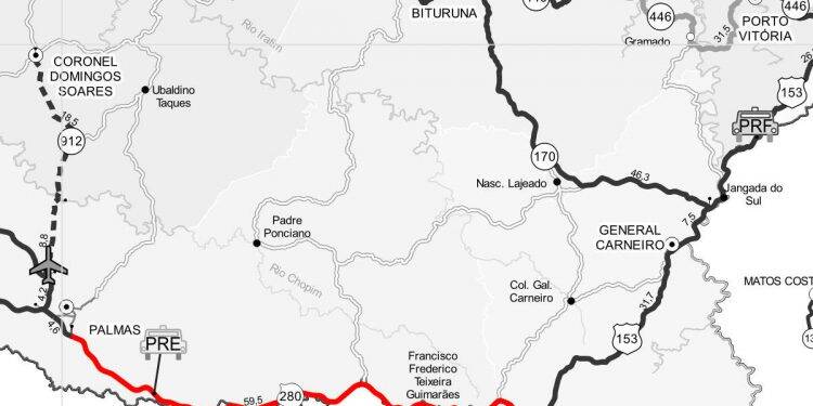 Rodovia do Sudoeste será restaurada com pavimento de concreto