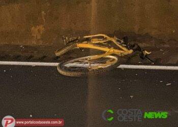 Ciclista morre atropelado na BR 277 em São Miguel do Iguaçu