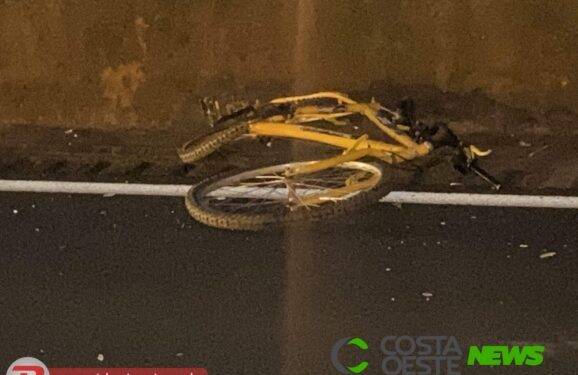 Ciclista morre atropelado na BR 277 em São Miguel do Iguaçu