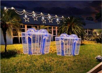 Contagem regressiva: montagem da decoração do Natal de Luzes da Itaipu começa dia 20