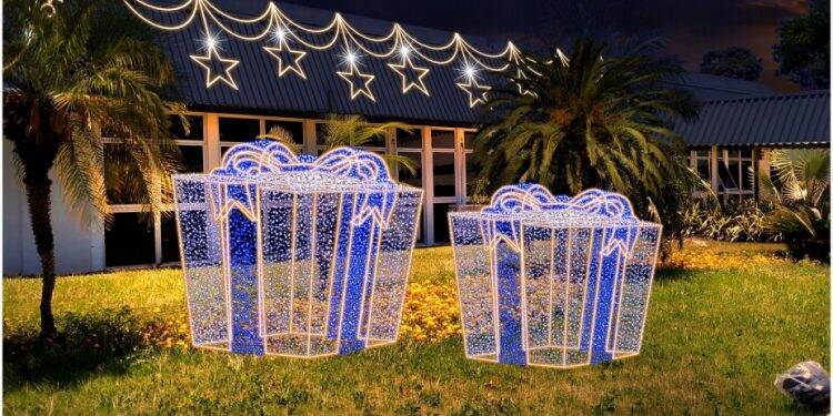 Contagem regressiva: montagem da decoração do Natal de Luzes da Itaipu começa dia 20