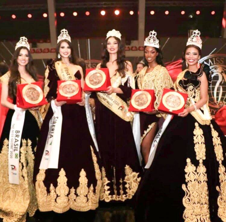 Miss Foz Thawany Faria conquista 4º lugar The Miss Globo 2020 na Albânia