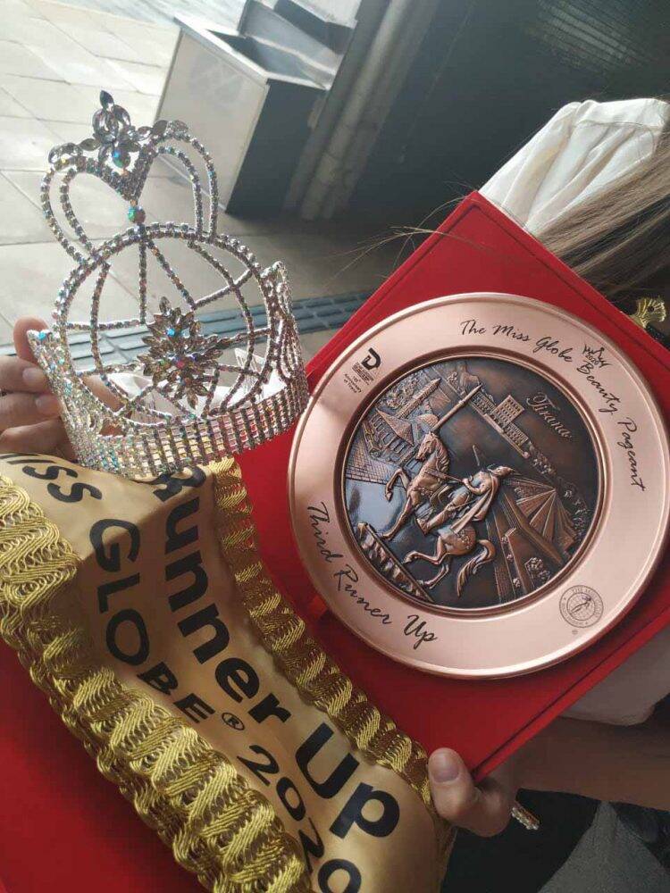 Miss Foz Thawany Faria conquista 4º lugar The Miss Globo 2020 na Albânia