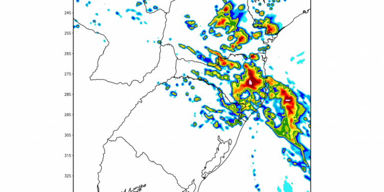 Novos temporais atingem o sul do Brasil nesta segunda-feira, 16