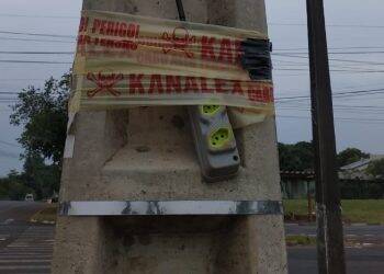 Guarda Municipal descobre “gato” em poste de Câmera de Monitoramento na Vila A