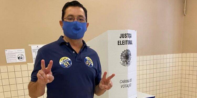 Cassio Lobato votou no Colégio Bartolomeu Mitre