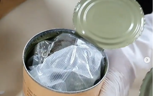 Latas de pêssego, que vinham dos Estados Unidos para Ciudad del Este, escondiam maconha “vip”