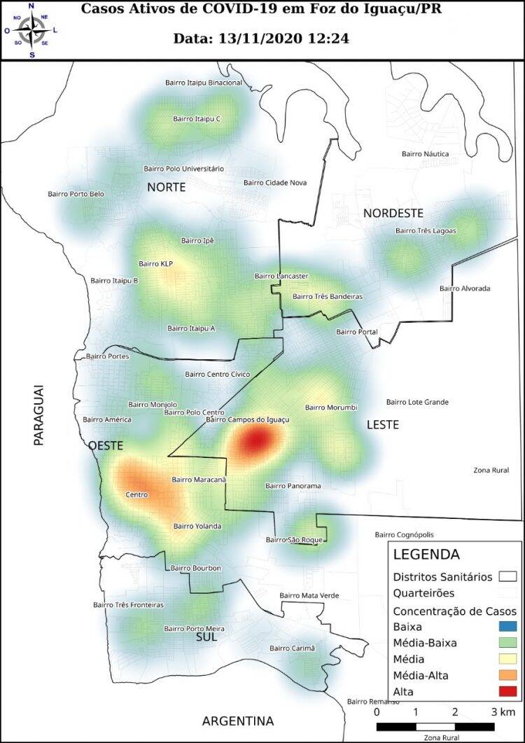 Semana bate recorde de casos de Covid-19 em Foz e confirmações passam de 11 mil