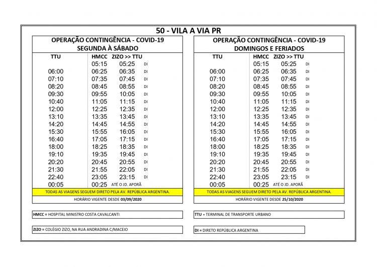 Transporte Coletivo retoma mais três linhas paralisadas antes da pandemia